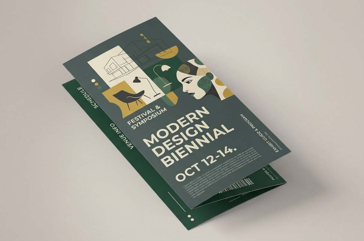 Colour Create Folded Leaflet Printing
